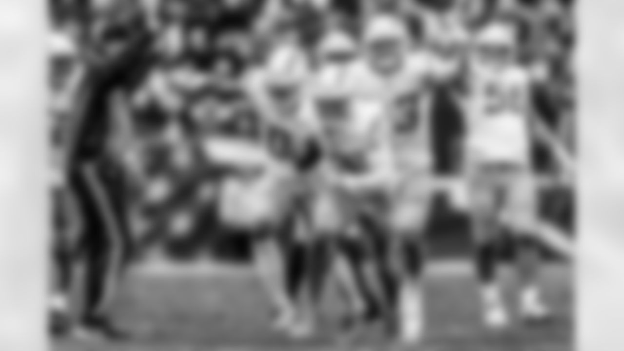 Take a look back at the Chargers Week 17 matchup with the Patriots in monochrome!