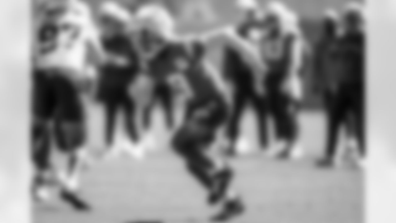 The Los Angeles Chargers practice on Friday, October 3, 2025 at The Bolt in El Segundo, CA.