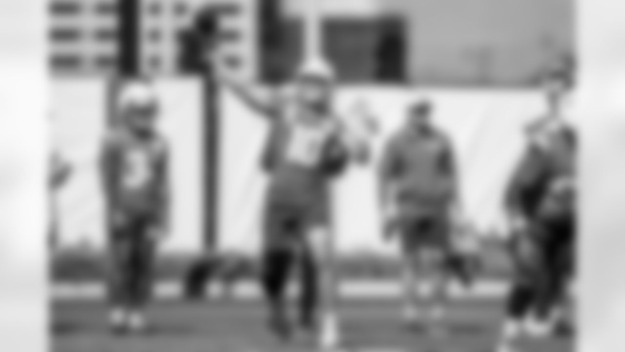 The Los Angeles Chargers practice on Thursday, October 16, 2025 at The Bolt in El Segundo, CA.