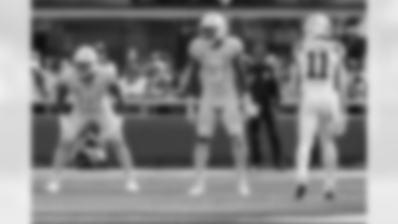 Chargers S Derwin James, Jr. (#3) in action during their Pro Bowl season.