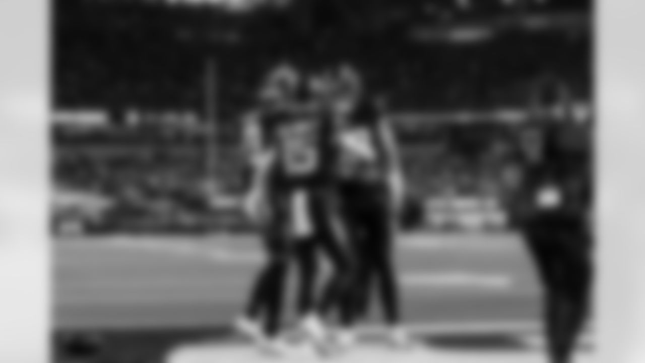WR Ladd McConkey (15) and QB Justin Herbert (10)