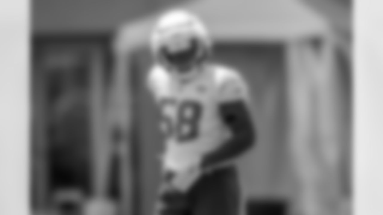 The Los Angeles Chargers practice at Training Camp on Sunday, August 3, 2025 at The Bolt in El Segundo, CA.