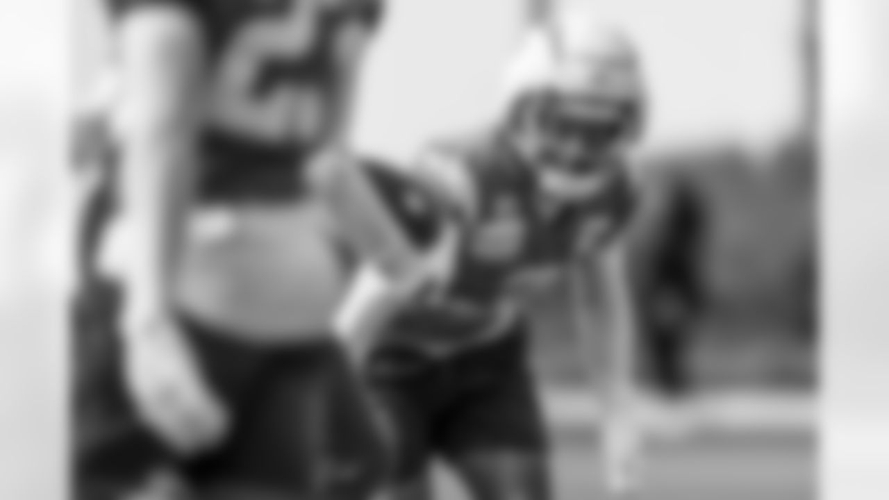 The Los Angeles Chargers practice on Thursday, November 13, 2025 at The Bolt in El Segundo, CA.