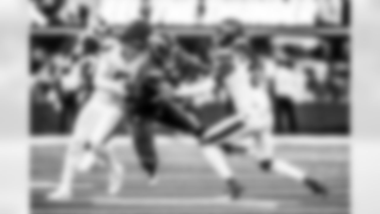 Take a look back at the Chargers Week 17 matchup with the Texans in monochrome.