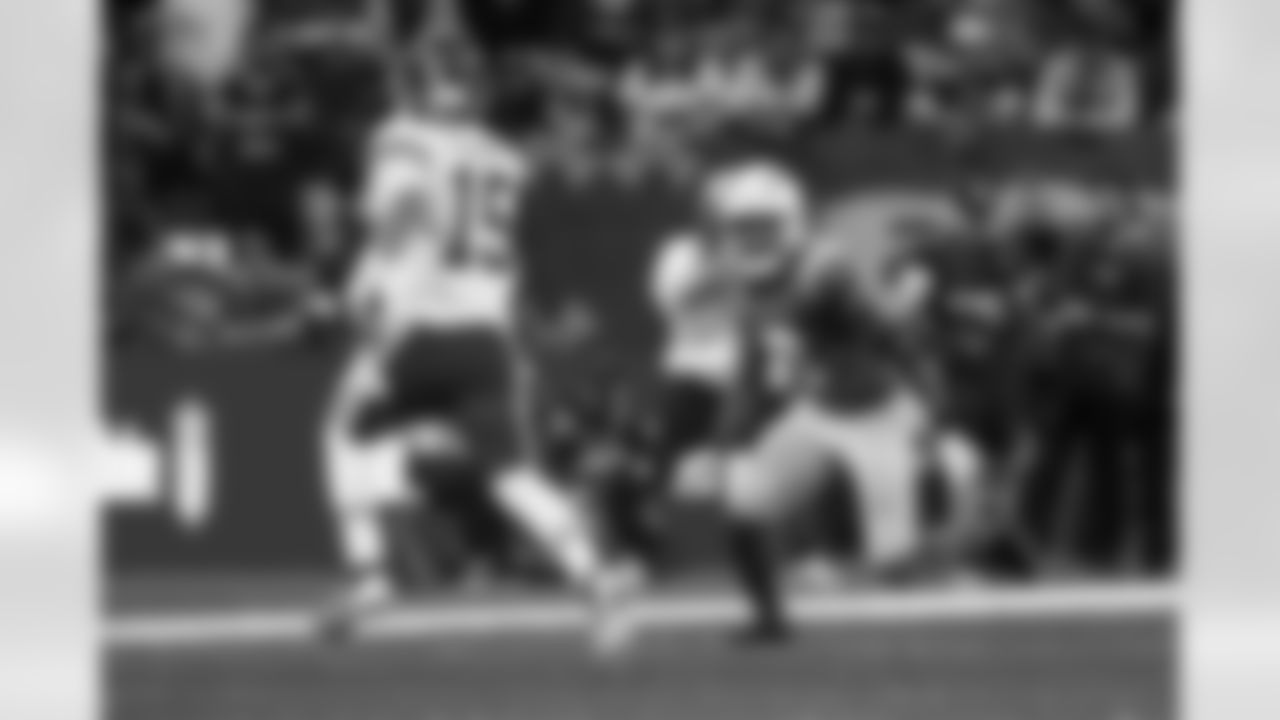 Chargers S Derwin James, Jr. (#3) in action during their Pro Bowl season.