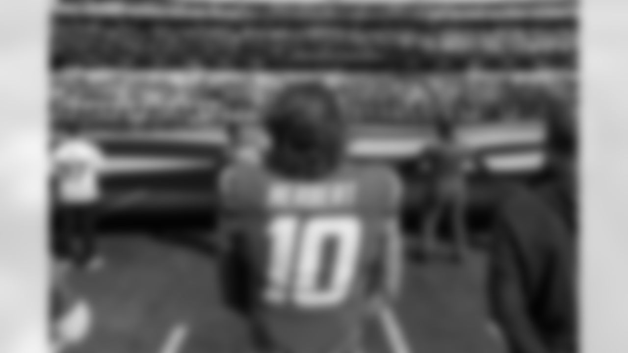 The Los Angeles Chargers play the Detroit Lions on Sunday, November 12, 2023 at SoFi Stadium in Inglewood, CA.
[FINAL SCORE: DET 41 - LAC 38]