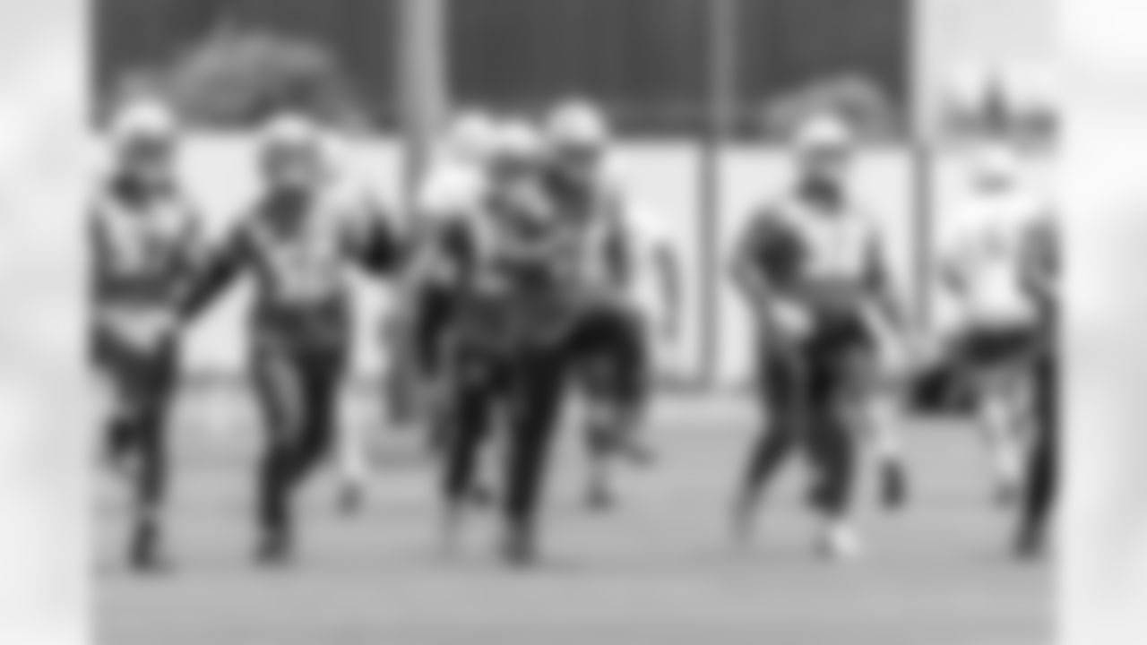 Los Angeles Chargers players participate in Phase 3 of the offseason program on Tuesday, May 27, 2025 at The Bolt in El Segundo, CA.