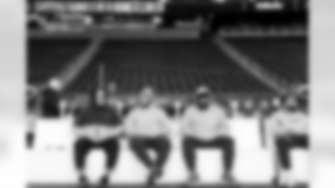 OL Foster Sarell (67), G Branson Taylor (71) and OL Ben Cleveland (72)