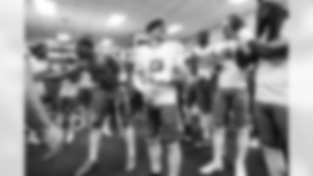 DB Elijah Molden (2), CB Benjamin St-Juste (24) and CB Donte Jackson (26)