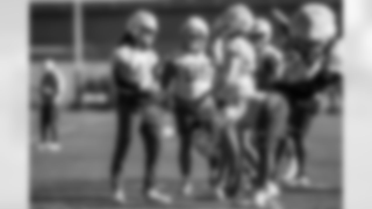 The Los Angeles Chargers practice on Saturday, December 6, 2025 at The Bolt in El Segundo, CA.