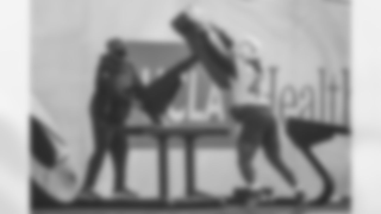 The Los Angeles Chargers practice on Thursday, January 1, 2026 at The Bolt in El Segundo, CA.