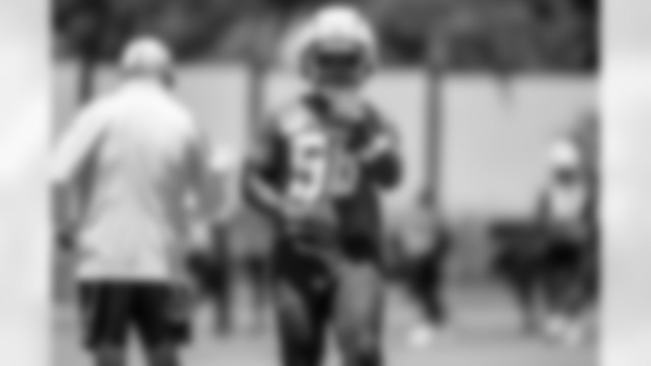 Los Angeles Chargers players participate in Phase 3 of the offseason program on Monday, June 16, 2025 at The Bolt in El Segundo, CA.