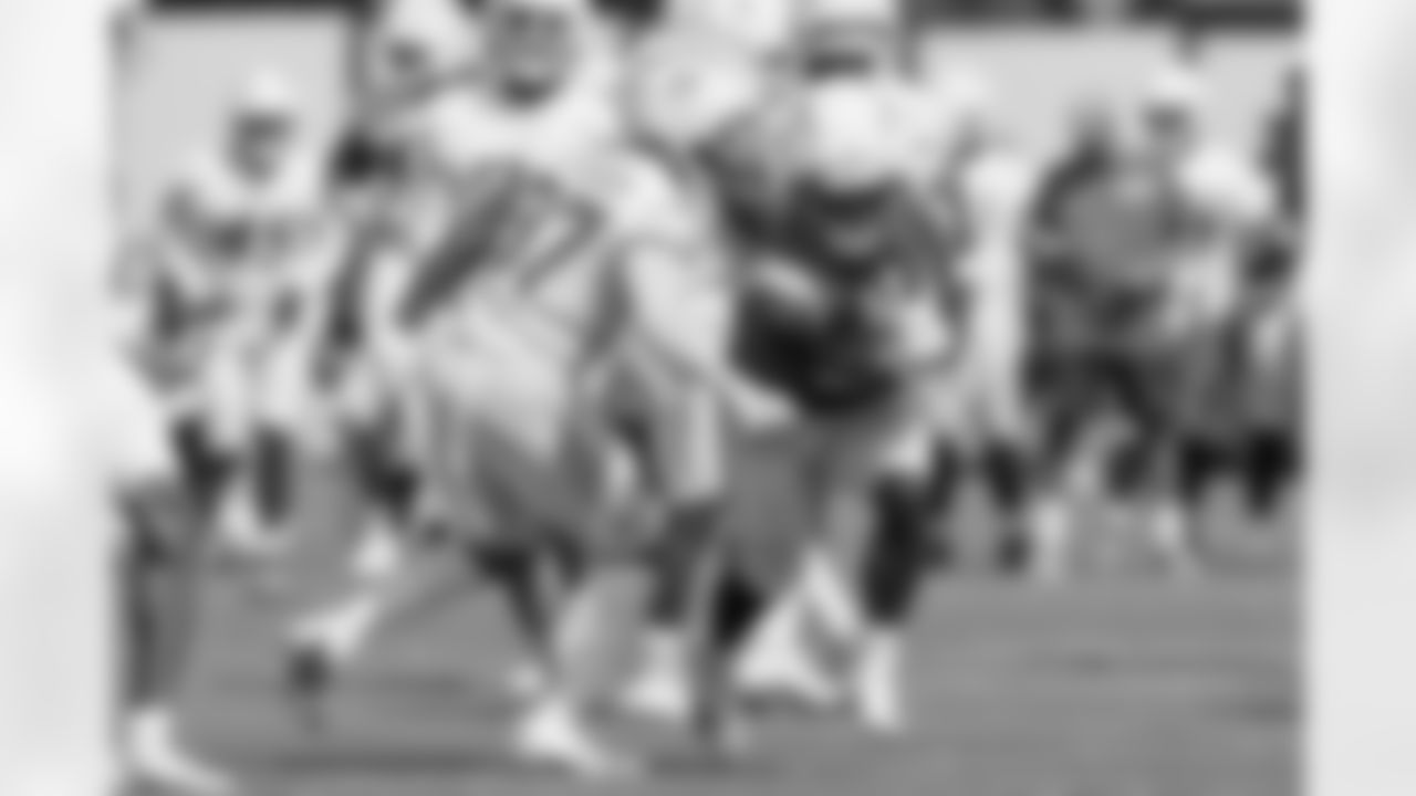 The Los Angeles Chargers practice at Training Camp on Wednesday, July 24, 2024 at The Bolt in El Segundo, CA.