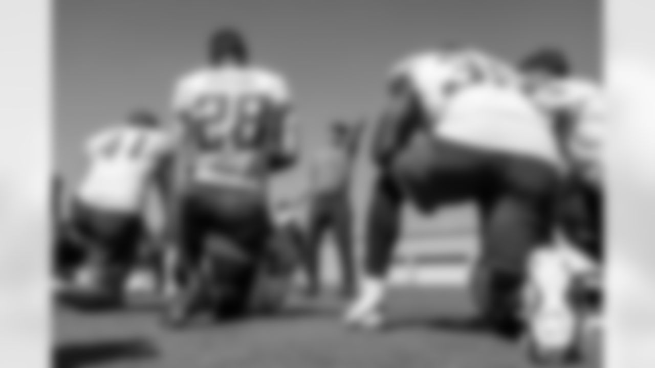The Los Angeles Chargers practice at Training Camp on Tuesday, August 19, 2025 at The Bolt in El Segundo, CA.