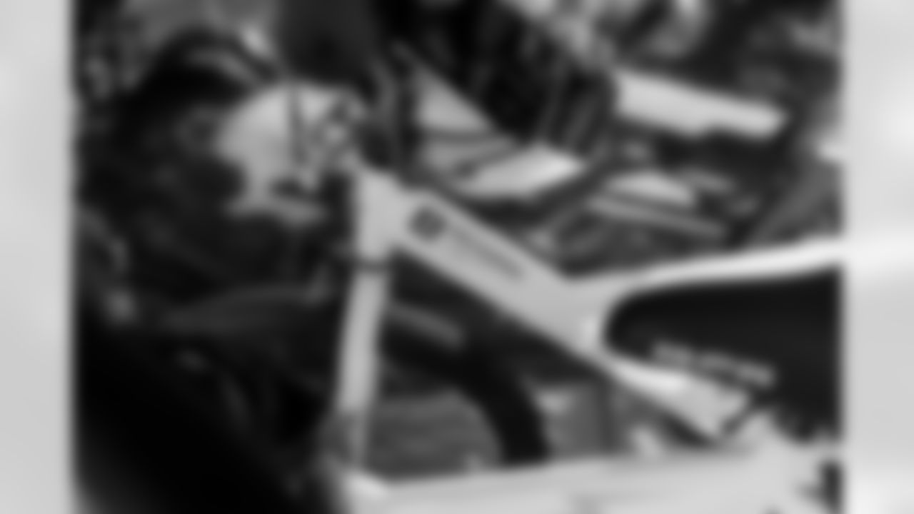 The Los Angeles Chargers host their annual Bikes for Kids event on Monday, December 15, 2025 at Washington Washington Elementary School in Pasadena, CA.