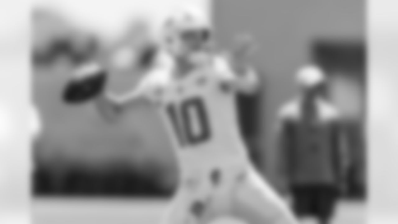 The Los Angeles Chargers hold Mandatory Mini-Camp on Tuesday, June 10, 2025 at The Bolt in El Segundo, CA.