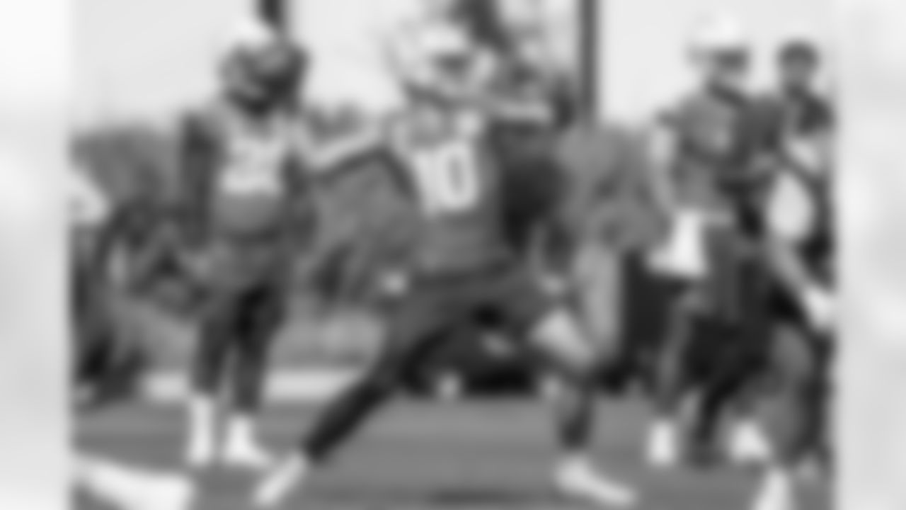 The Los Angeles Chargers practice on Thursday, October 9, 2025 at The Bolt in El Segundo, CA.