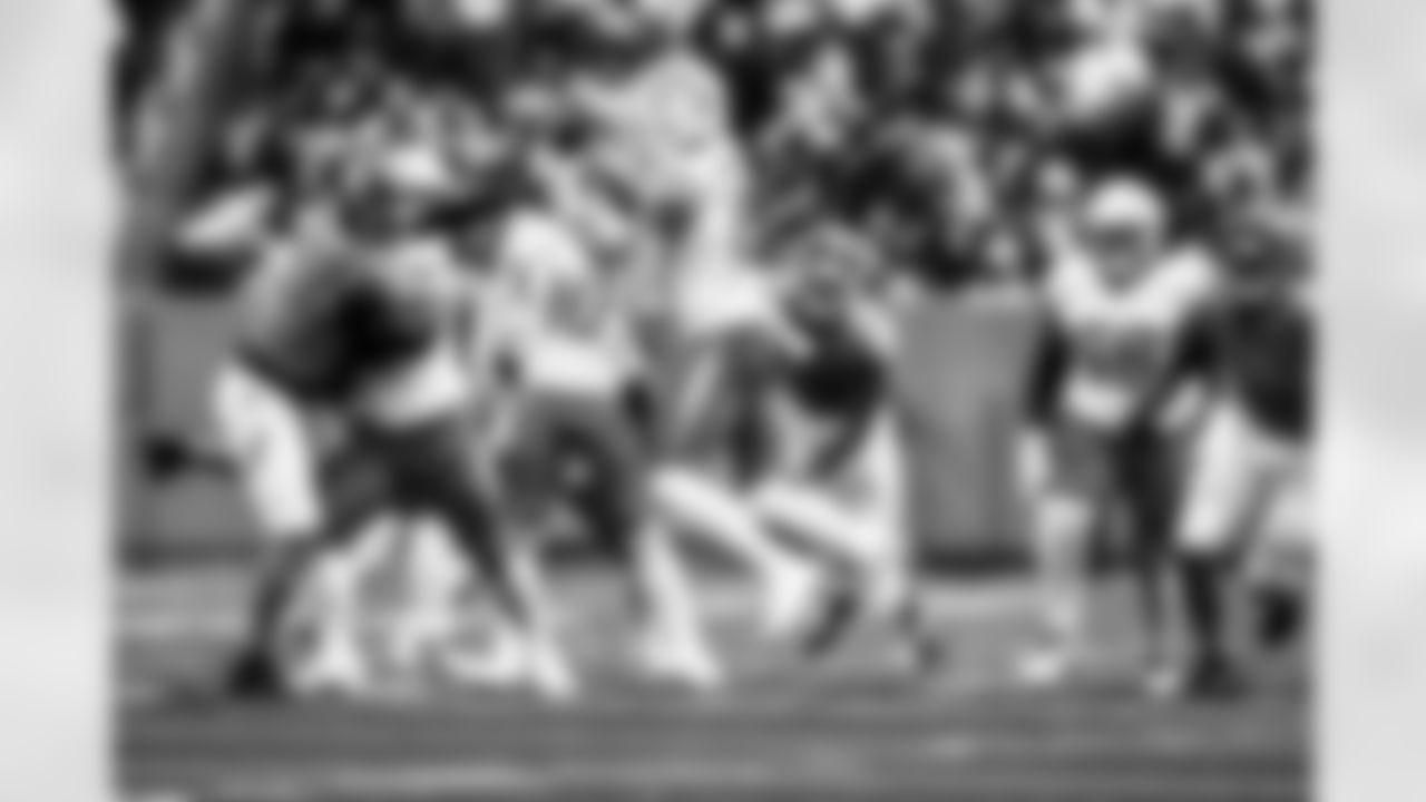 Take a look back at the Chargers Week 9 matchup with the Titans in monochrome.