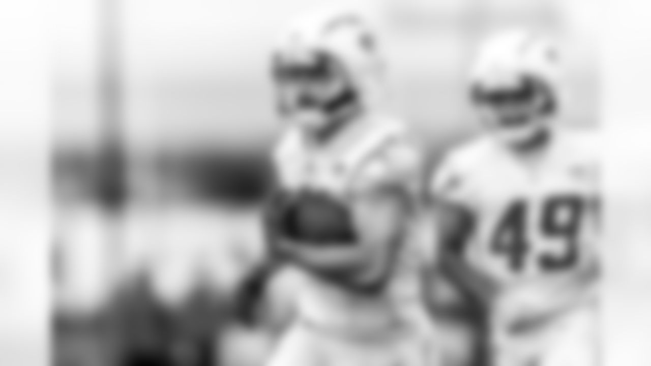 Los Angeles Chargers players participate in Phase 3 of the offseason program on Tuesday, June 3, 2025 at The Bolt in El Segundo, CA.