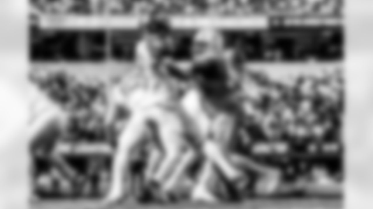 Take a look back at the Chargers Week 5 matchup with the Commanders in monochrome!