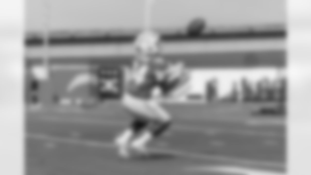 The Los Angeles Chargers practice at Training Camp on Saturday, July 26, 2025 at The Bolt in El Segundo, CA.
