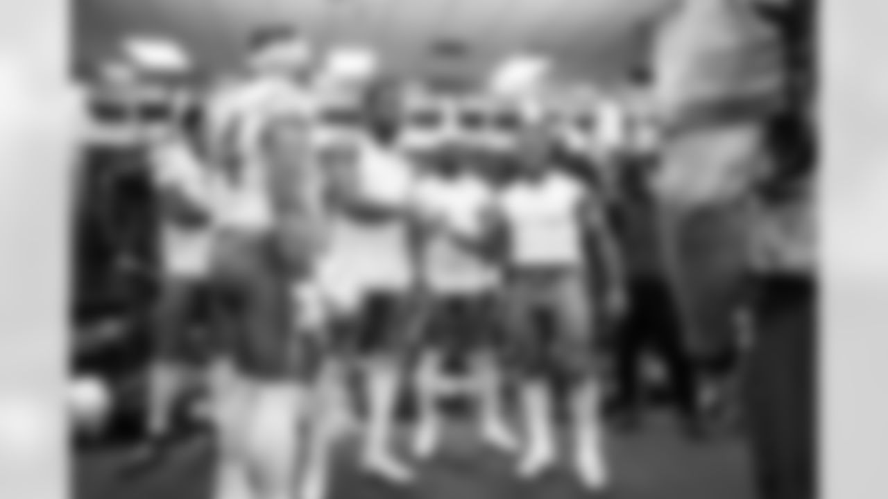 DL Scott Matlock (44), WR Quentin Johnston (1), WR Derius Davis (12) and RB Jaret Patterson (32)