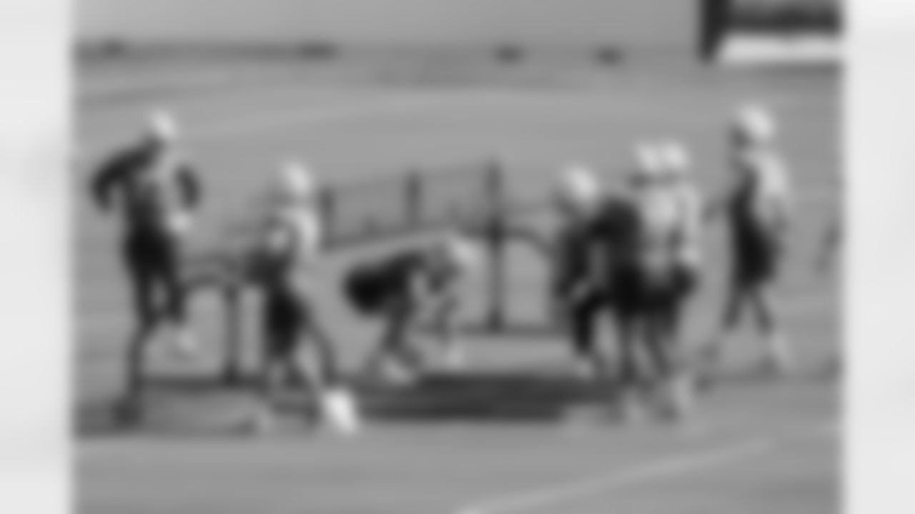 The Los Angeles Chargers practice on Wednesday, October 2, 2024 at The Bolt in El Segundo, CA.
