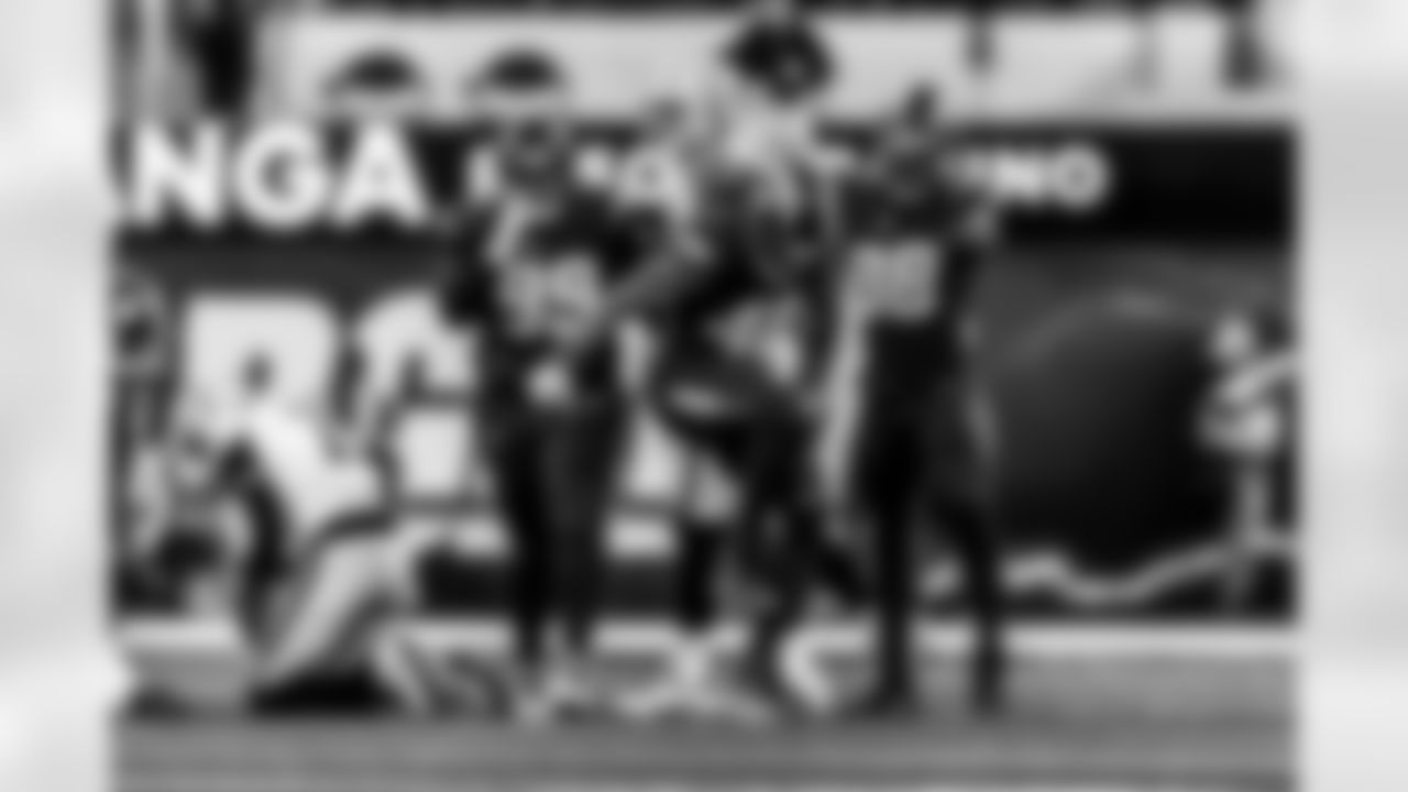 Take a look back at the Chargers Week 13 matchup with the Raiders in monochrome.