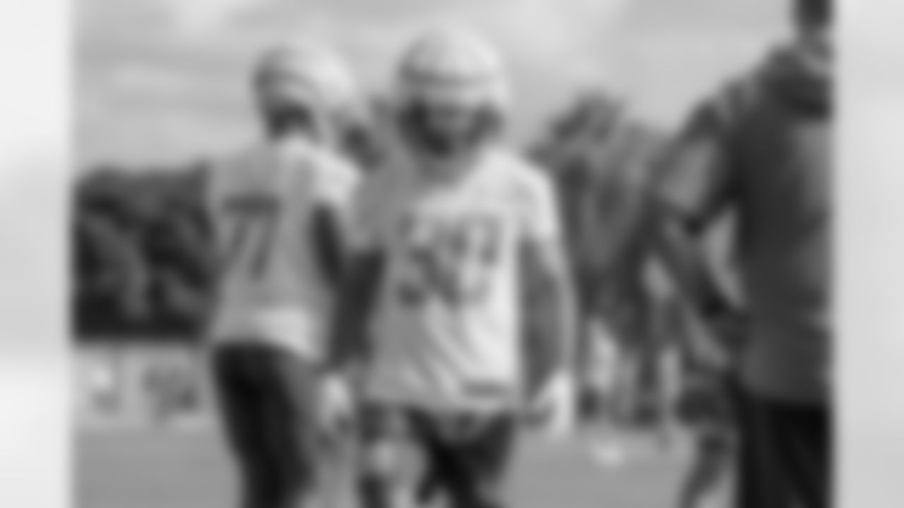 The Los Angeles Chargers practice on Wednesday, November 29, 2023 at Hoag Performance Center in Costa Mesa, CA.