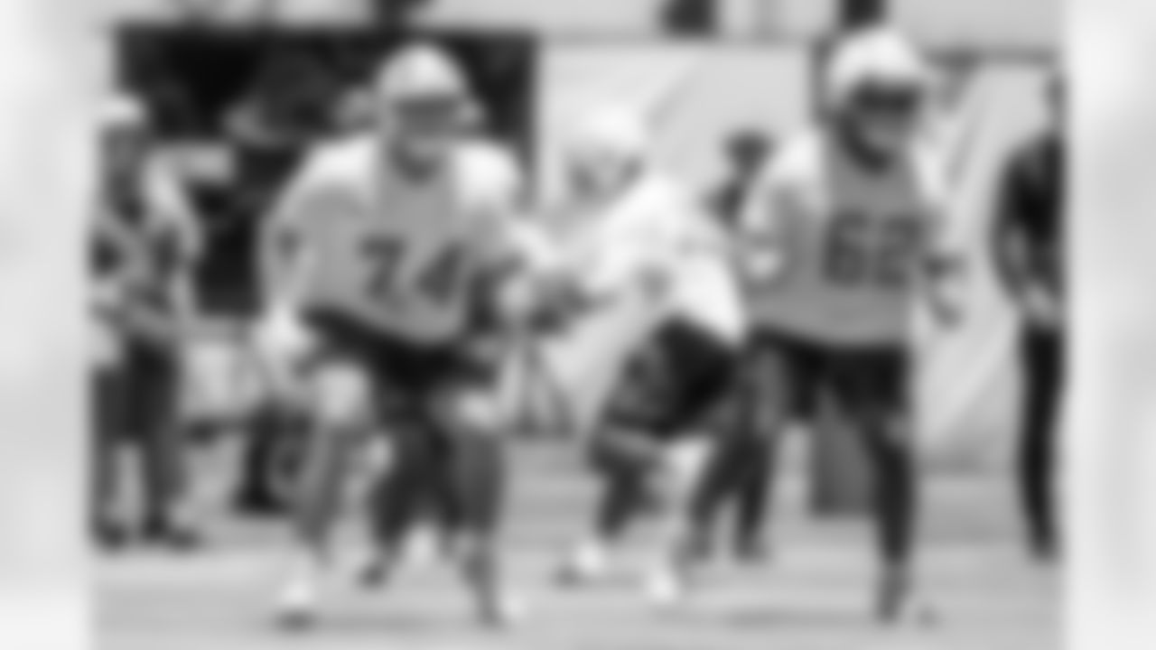 Los Angeles Chargers players participate in Phase 3 of the offseason program on Monday, June 16, 2025 at The Bolt in El Segundo, CA.