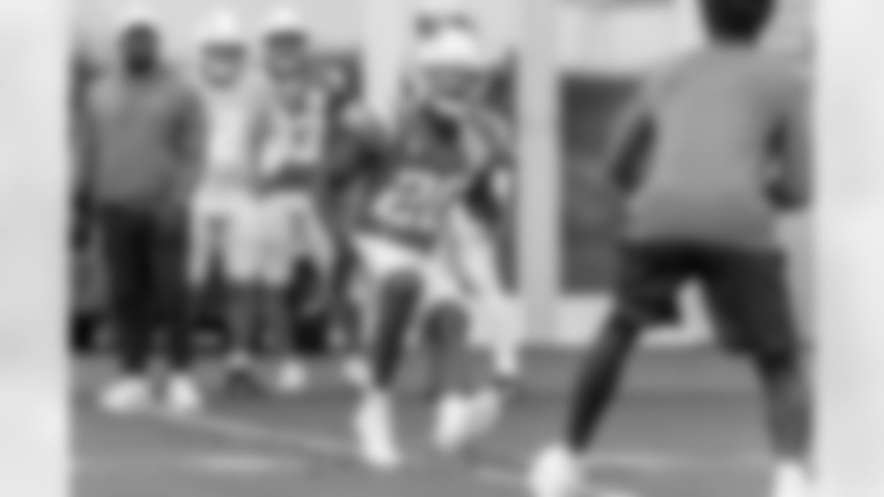 The Los Angeles Chargers practice at Training Camp on Monday, July 28, 2025 at The Bolt in El Segundo, CA.