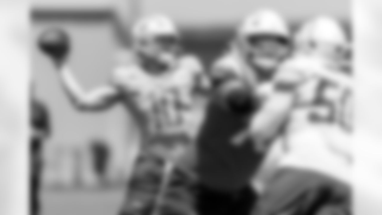 The Los Angeles Chargers practice at Training Camp on Sunday, August 3, 2025 at The Bolt in El Segundo, CA.