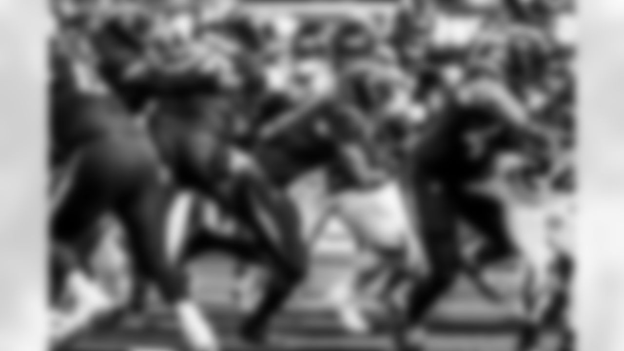 Take a look back at the Chargers Week 17 matchup with the Texans in monochrome.