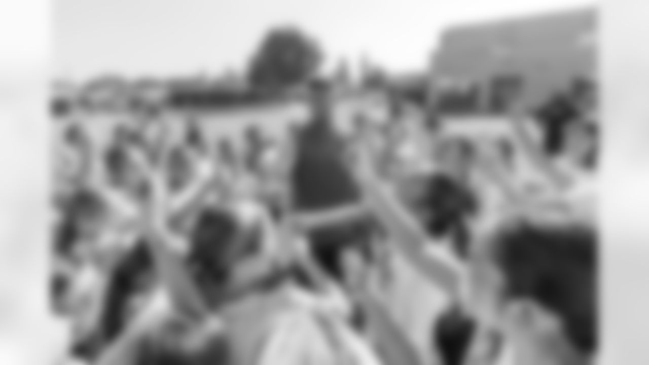 The Los Angeles Chargers host a girls flag football camp on Tuesday, December 02, 2025 at St. Joseph High School in Lakewood, CA.