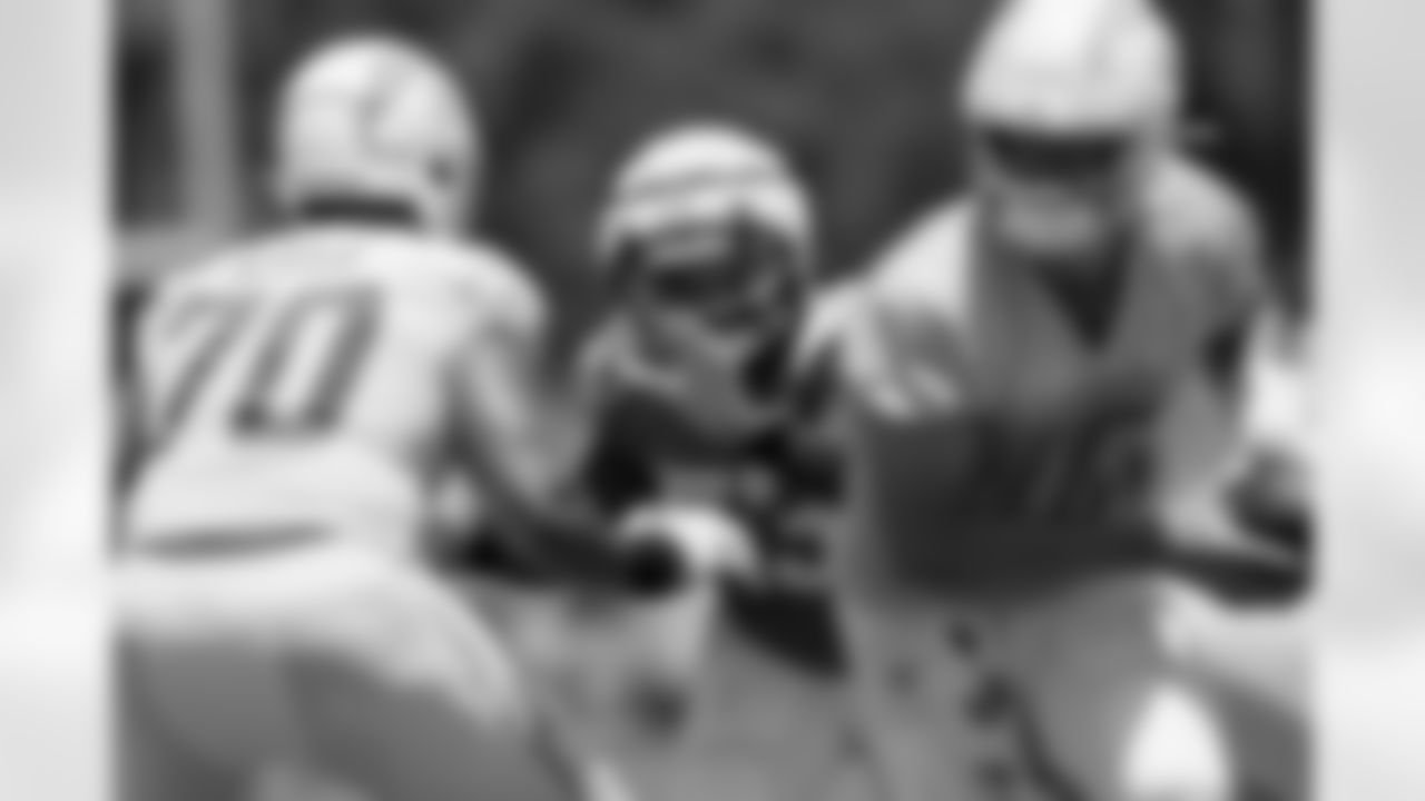 The Los Angeles Chargers hold OTA's on Wednesday, June 5, 2024 at Hoag Performance Center in Costa Mesa, CA.
