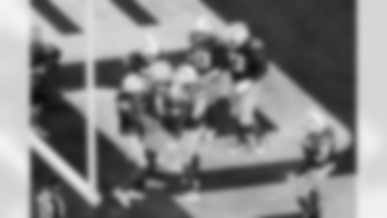 WR Ladd McConkey (15), TE Oronde Gadsden (86) and WR Quentin Johnston (1)