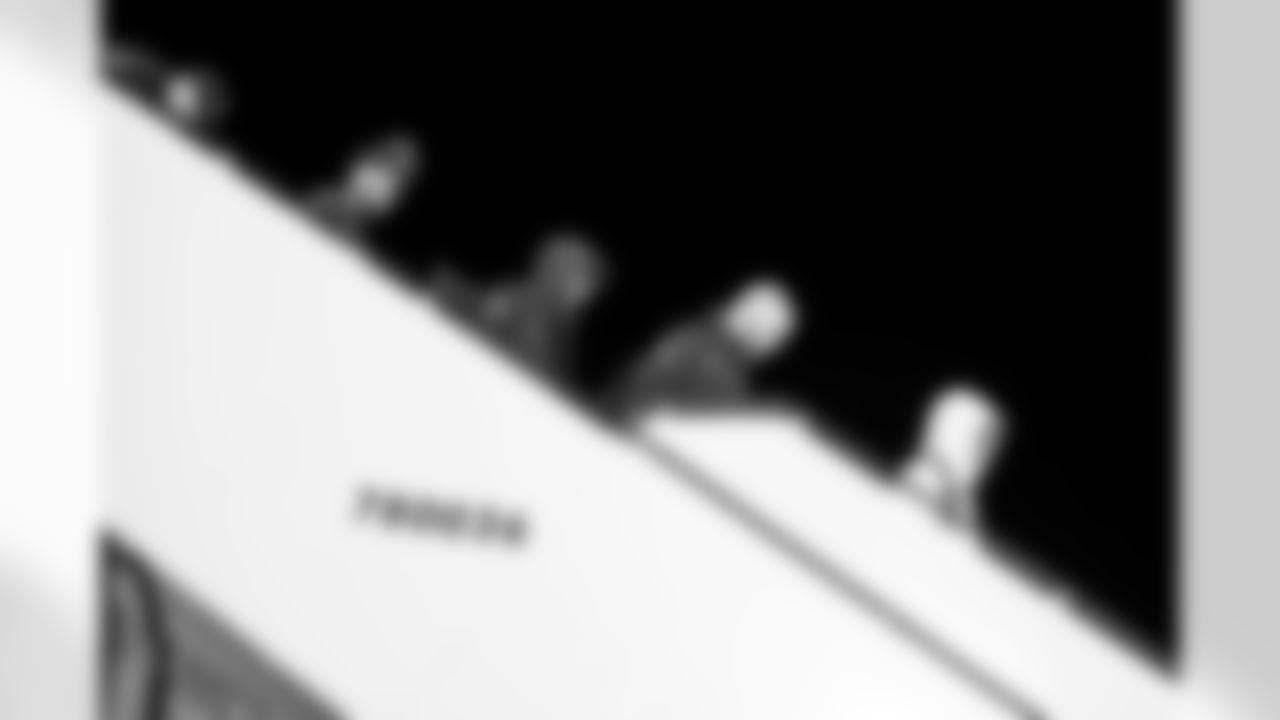 DB Ja'Sir Taylor (36), WR Tre' Harris (9) and LS Rick Lovato (41)