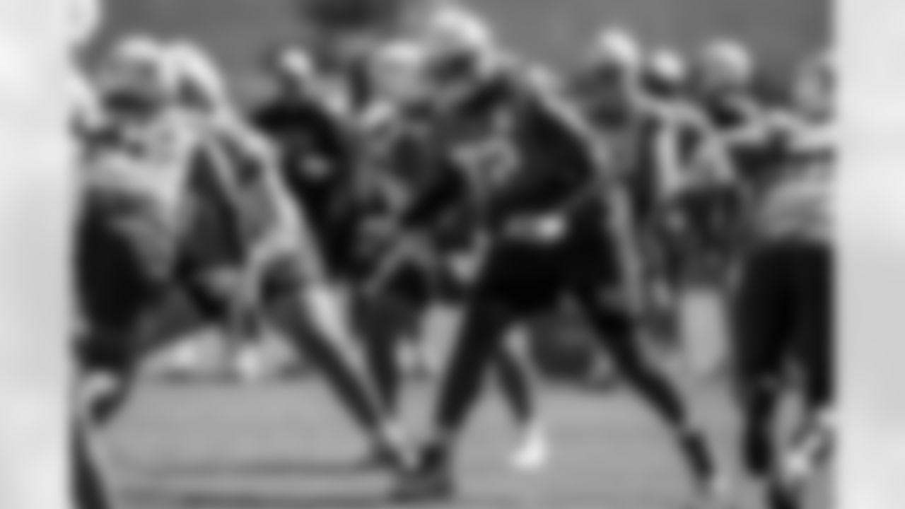 The Los Angeles Chargers practice on Friday, October 3, 2025 at The Bolt in El Segundo, CA.