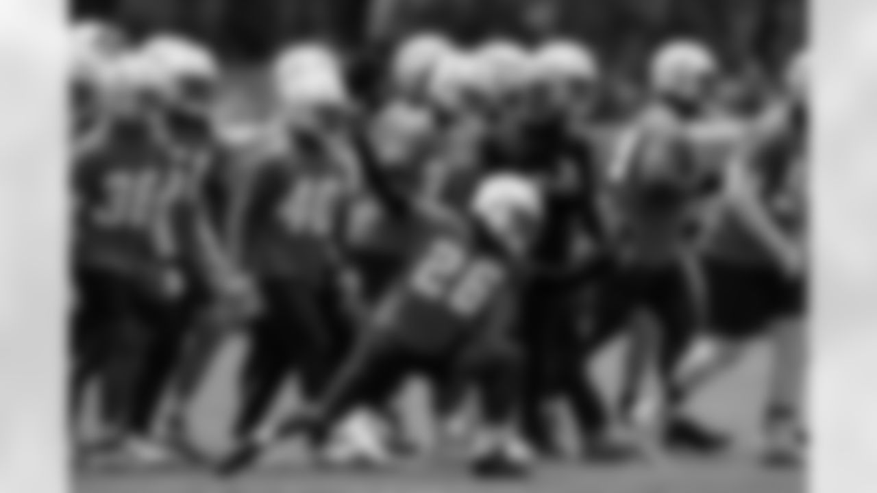 The Los Angeles Chargers hold OTA's on Thursday, June 6, 2024 at Hoag Performance Center in Costa Mesa, CA.