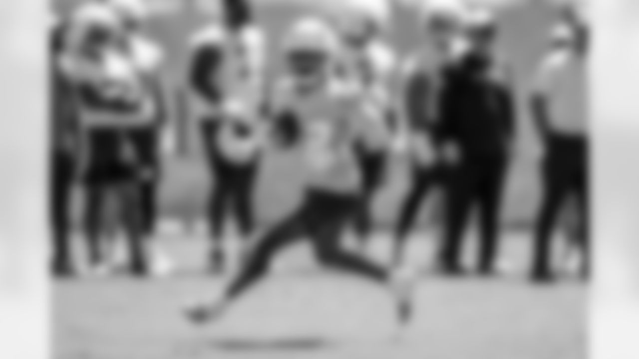 The Los Angeles Chargers practice at Training Camp on Wednesday, August 20, 2025 at The Bolt in El Segundo, CA.
