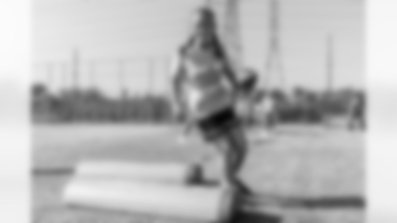 The Los Angeles Chargers host a girls flag football camp on Tuesday, December 02, 2025 at St. Joseph High School in Lakewood, CA.