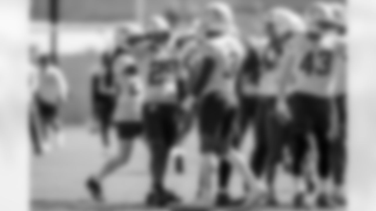 The Los Angeles Chargers practice on Friday, October 3, 2025 at The Bolt in El Segundo, CA.