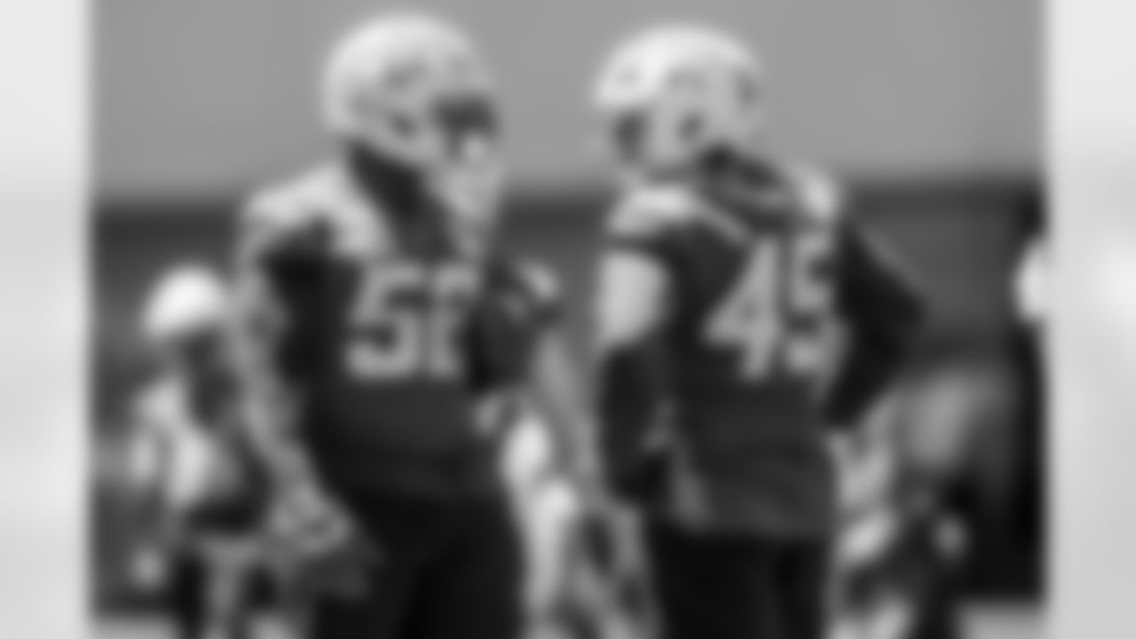 The Los Angeles Chargers practice at Training Camp on Wednesday, August 20, 2025 at The Bolt in El Segundo, CA.