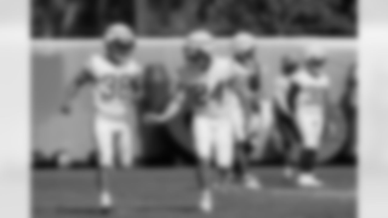 The Los Angeles Chargers hold Rookie Mini-Camp on Friday, May 10, 2024 at Hoag Performance Center in Costa Mesa, CA.