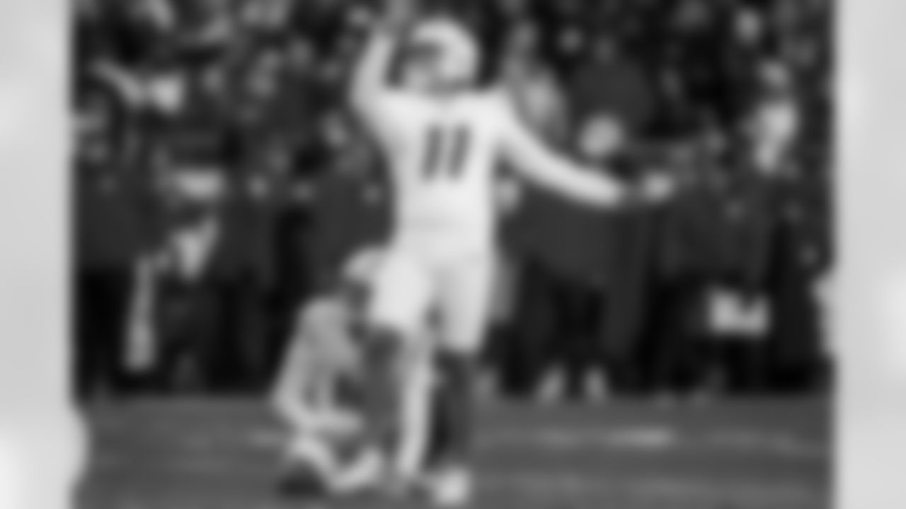 Chargers K Cameron Dicker (#11) in action during their Pro Bowl season