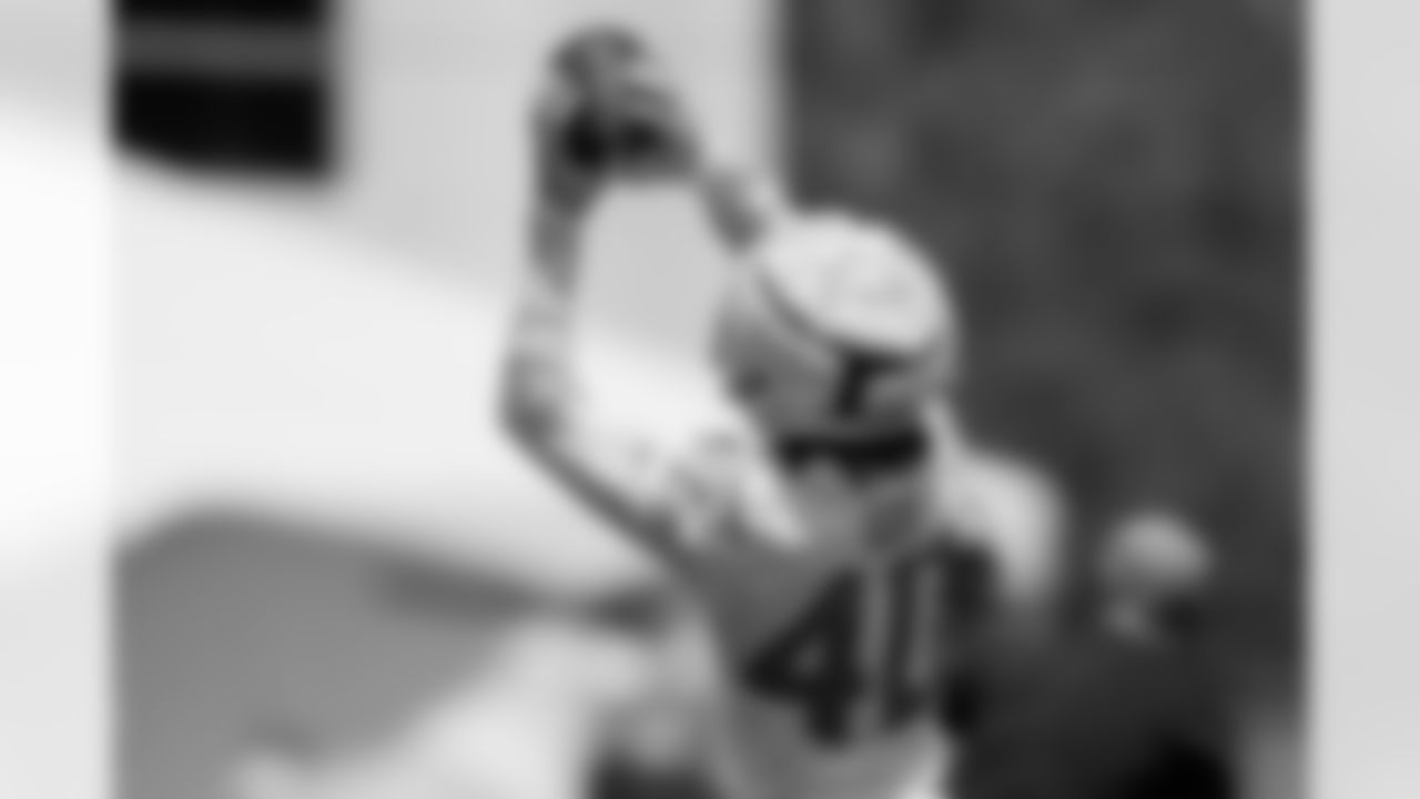 The Los Angeles Chargers hold Rookie Mini-Camp on Saturday, May 11, 2024 at Hoag Performance Center in Costa Mesa, CA.