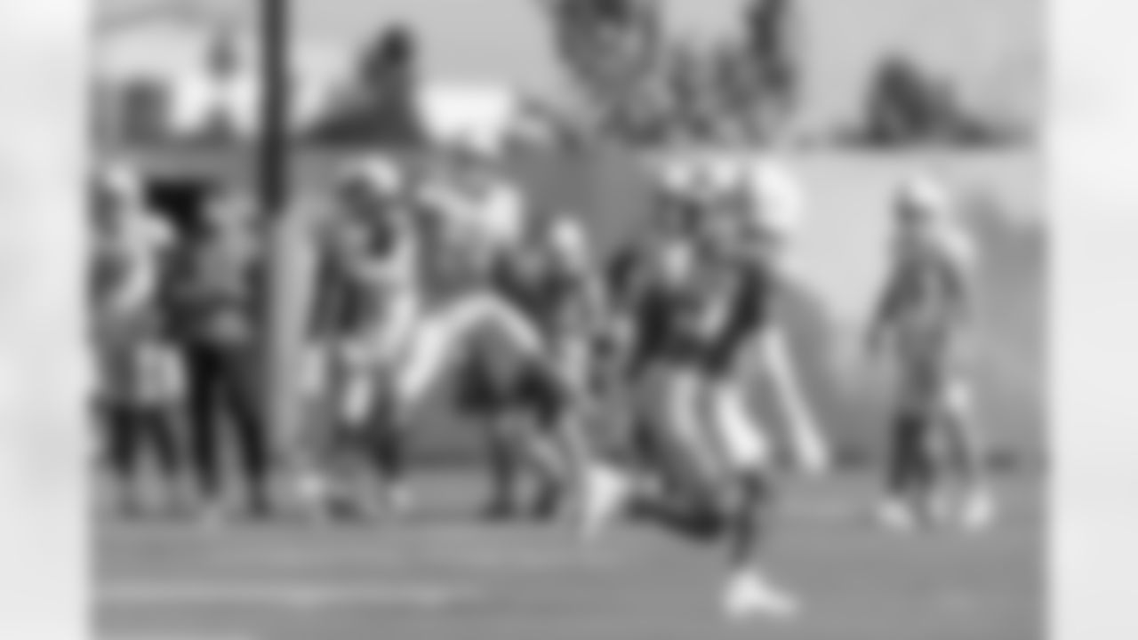 The Los Angeles Chargers practice at Training Camp on Friday, August 2, 2024 at The Bolt in El Segundo, CA.