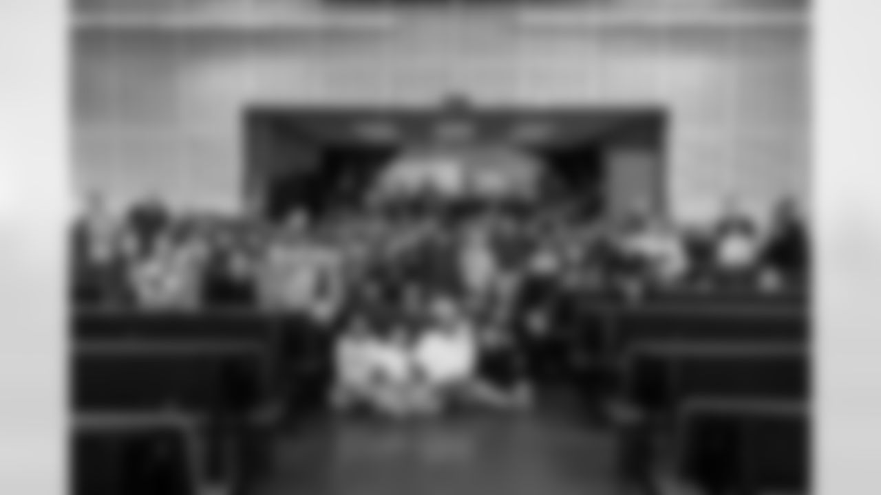 The Los Angeles Chargers host their annual Bikes for Kids event on Monday, December 15, 2025 at Washington Washington Elementary School in Pasadena, CA.