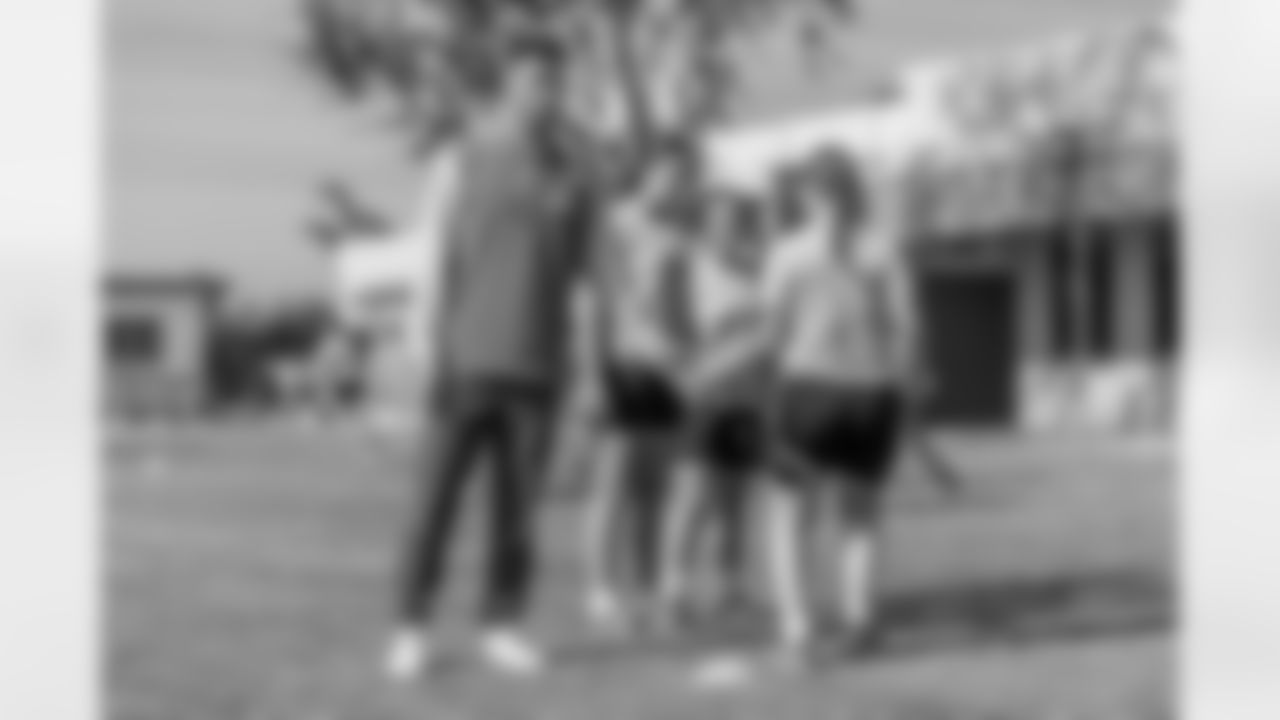 The Los Angeles Chargers host a girls flag football camp on Tuesday, December 02, 2025 at St. Joseph High School in Lakewood, CA.