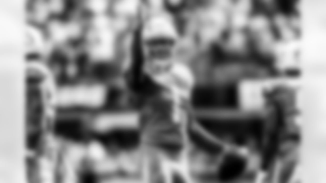 Take a look back at the Chargers Week 5 matchup with the Commanders in monochrome!
